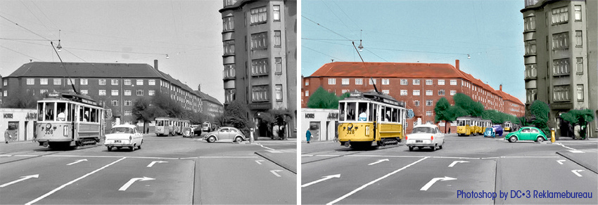 Farvelægning af gamle billeder